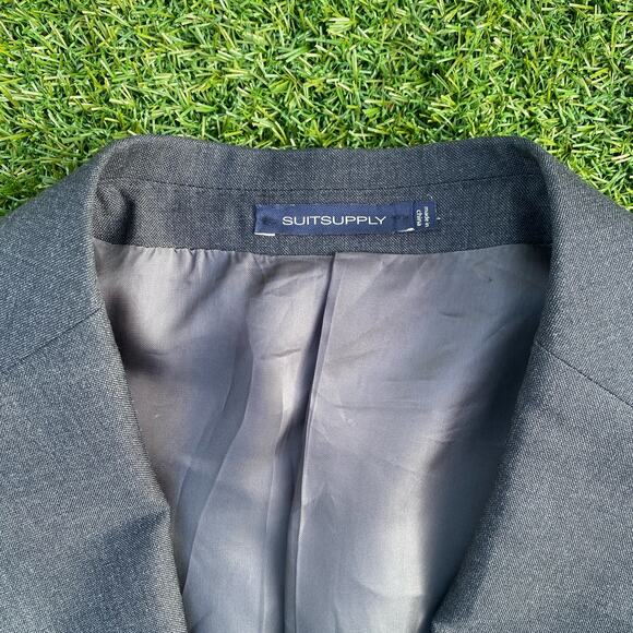 Suitsupply Men's Lazio Grey Wool Blazer Suit Jacket $500 - Picture 2 of 6